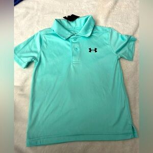 New with tags under armor athletic feel polo shirt size 4t